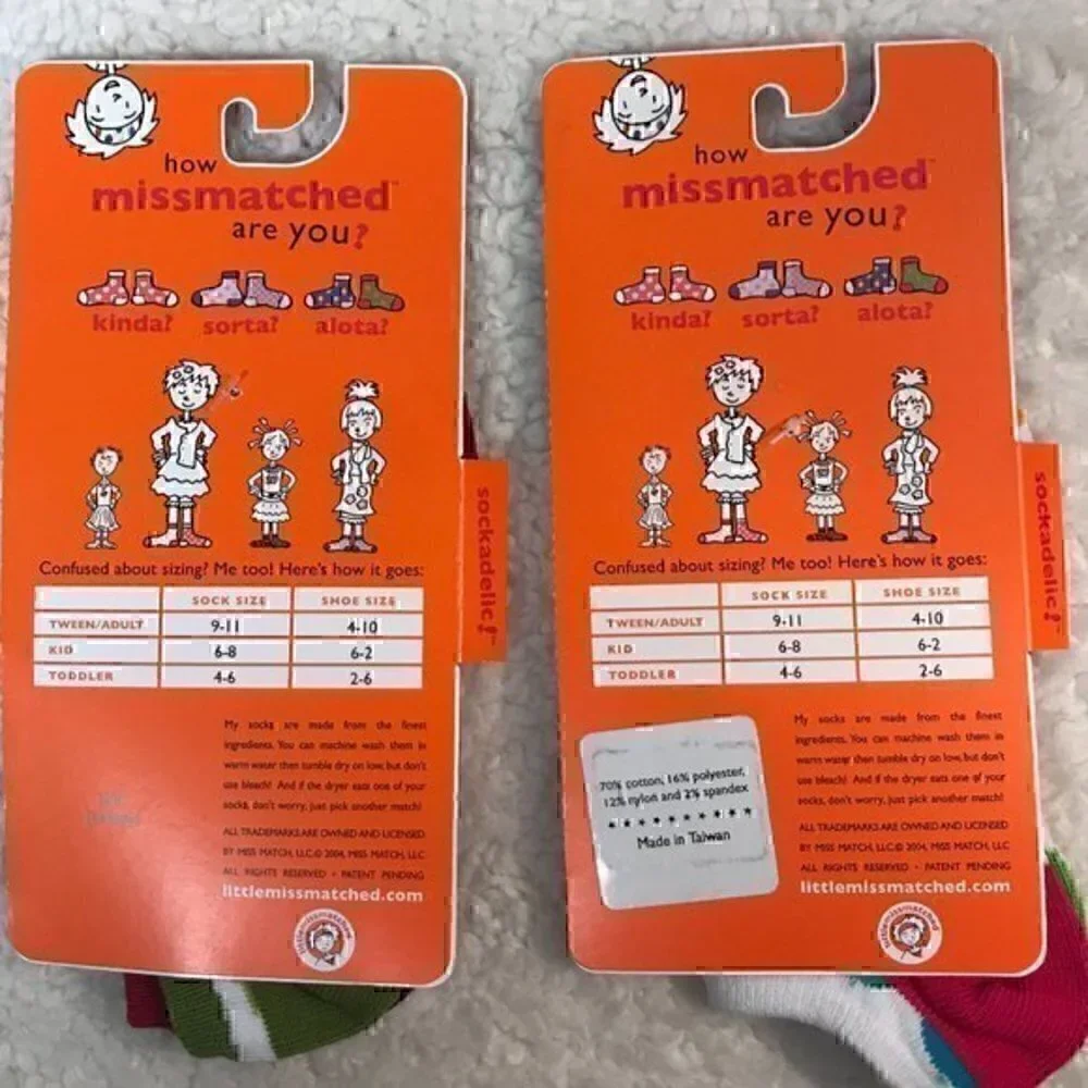 Little Miss Matched Children Shoe Liner Ankle Sock Bundle